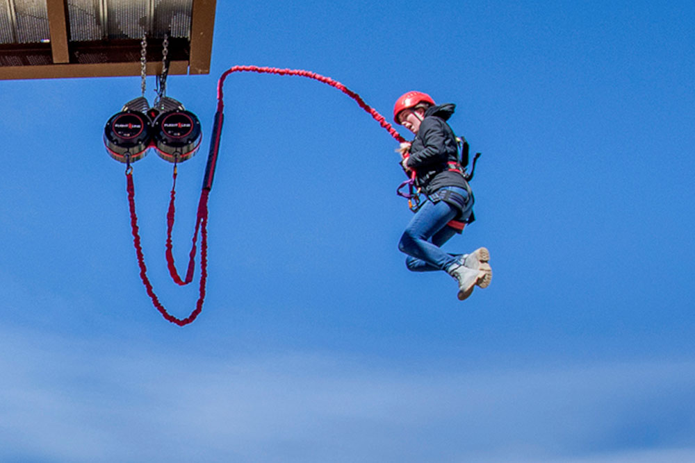 Guest On Free-Fall Bungee Jump