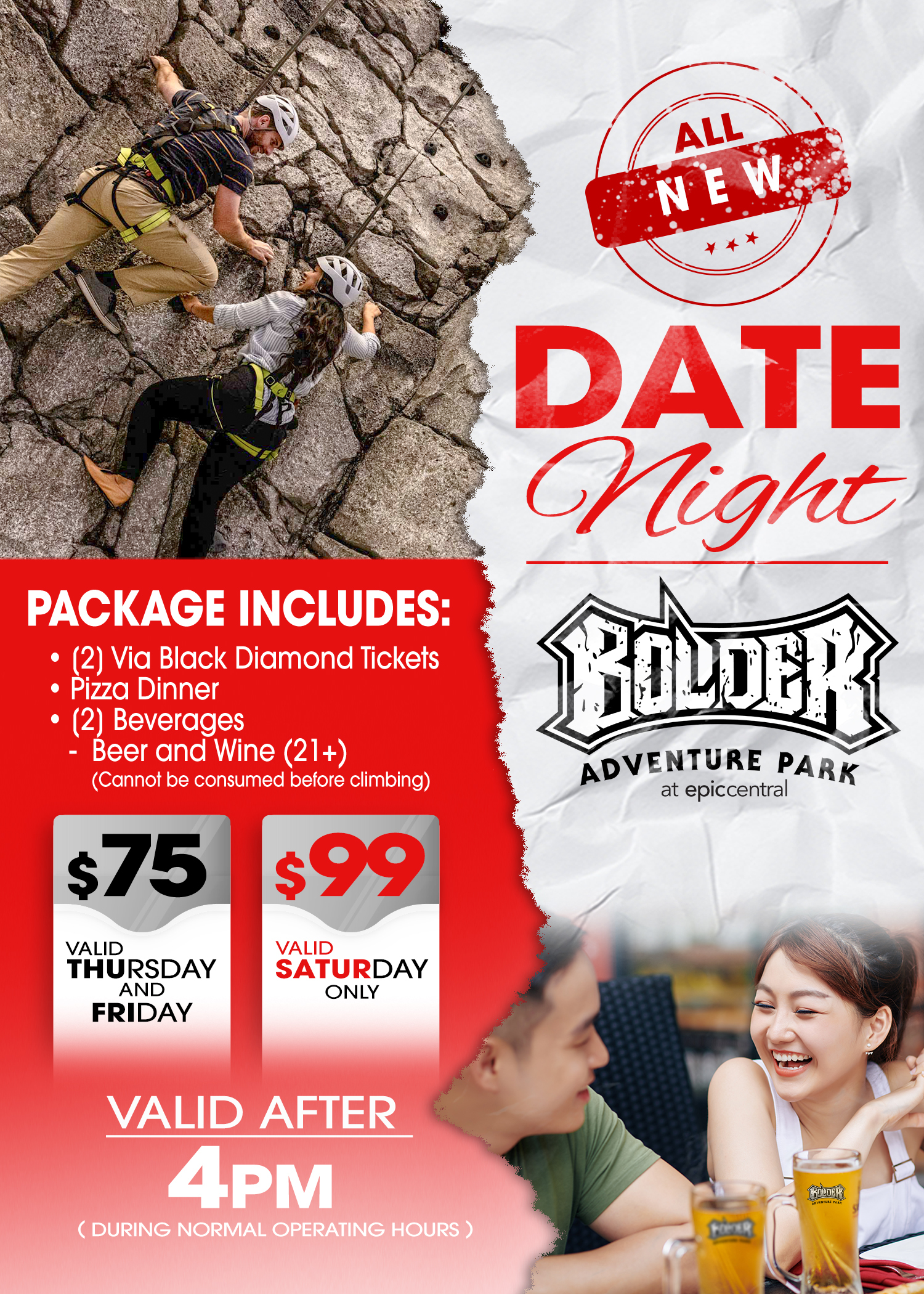 date night at bolder adventure park